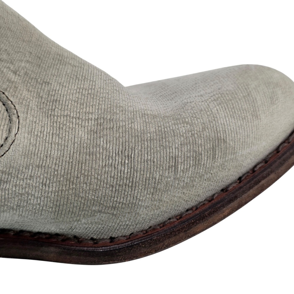 Fiorentini + Baker Womens 36 Cream Textured Leather Ankle Boots - Picture 13 of 15
